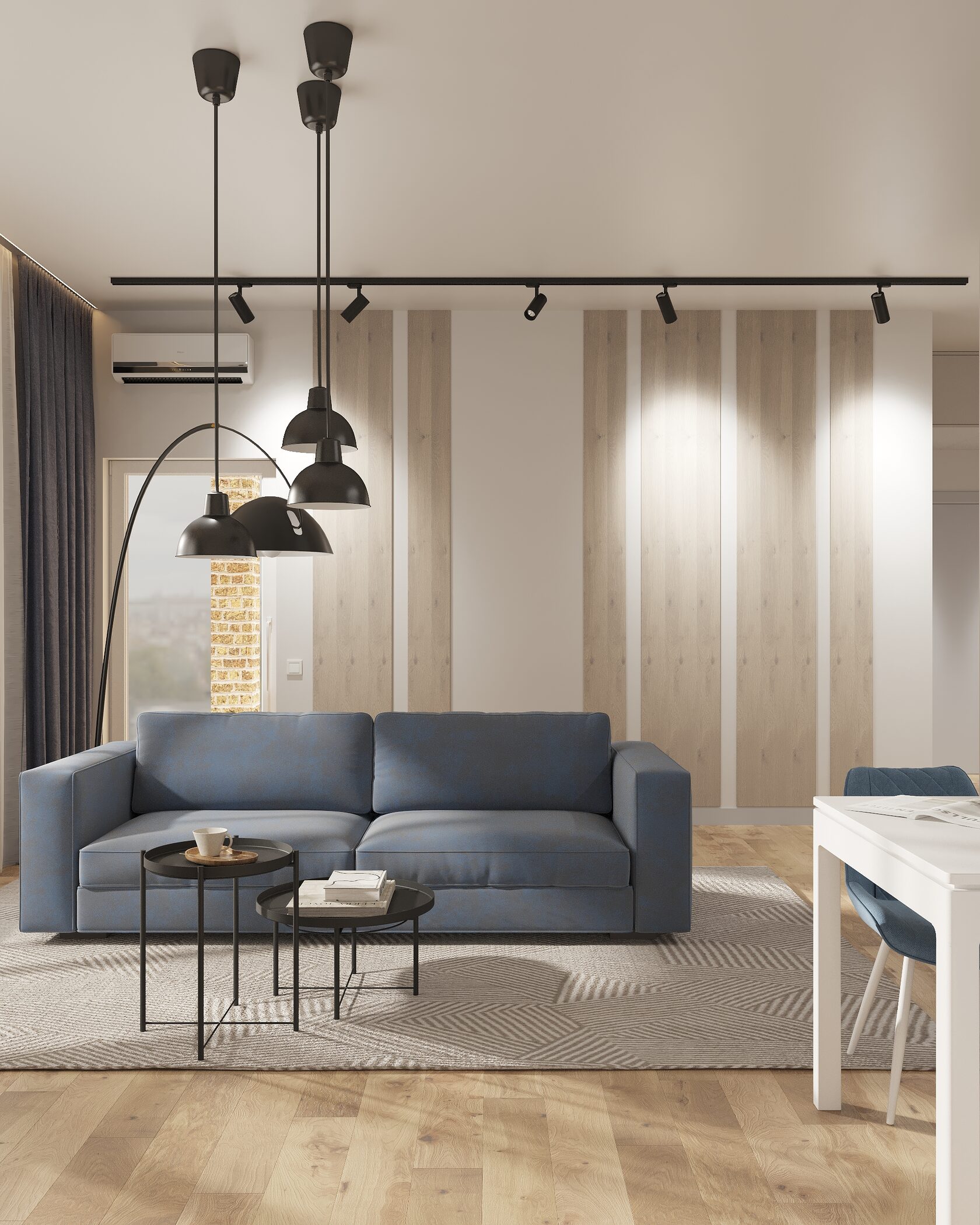 обеденная зона в квартире золотая люстра в интерьере 