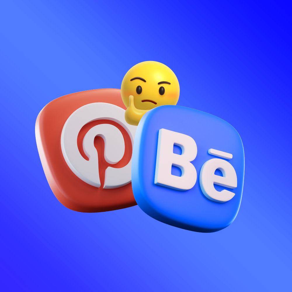 Pinterest and Behance