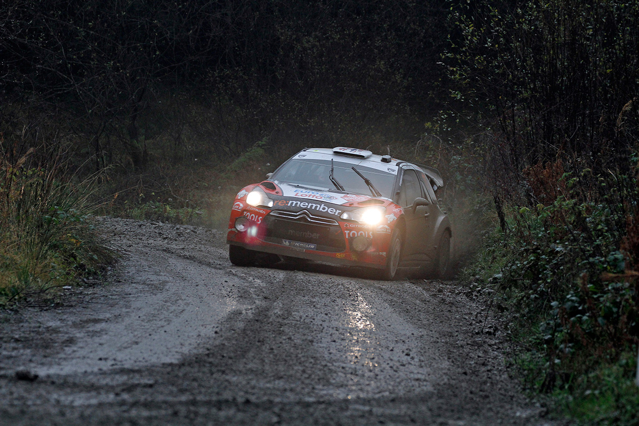 Петтер Сольберг и Крис Паттерсон, Citroen DS3 WRC, ралли Великобритания 2011