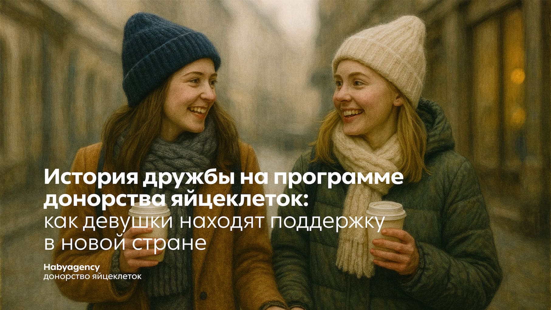 Две девушки-донора общаются и поддерживают друг друга в Грузии