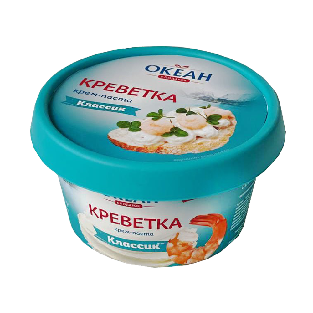 В пасте океанов. Крем паста с креветками. Акрил классический с креветкой