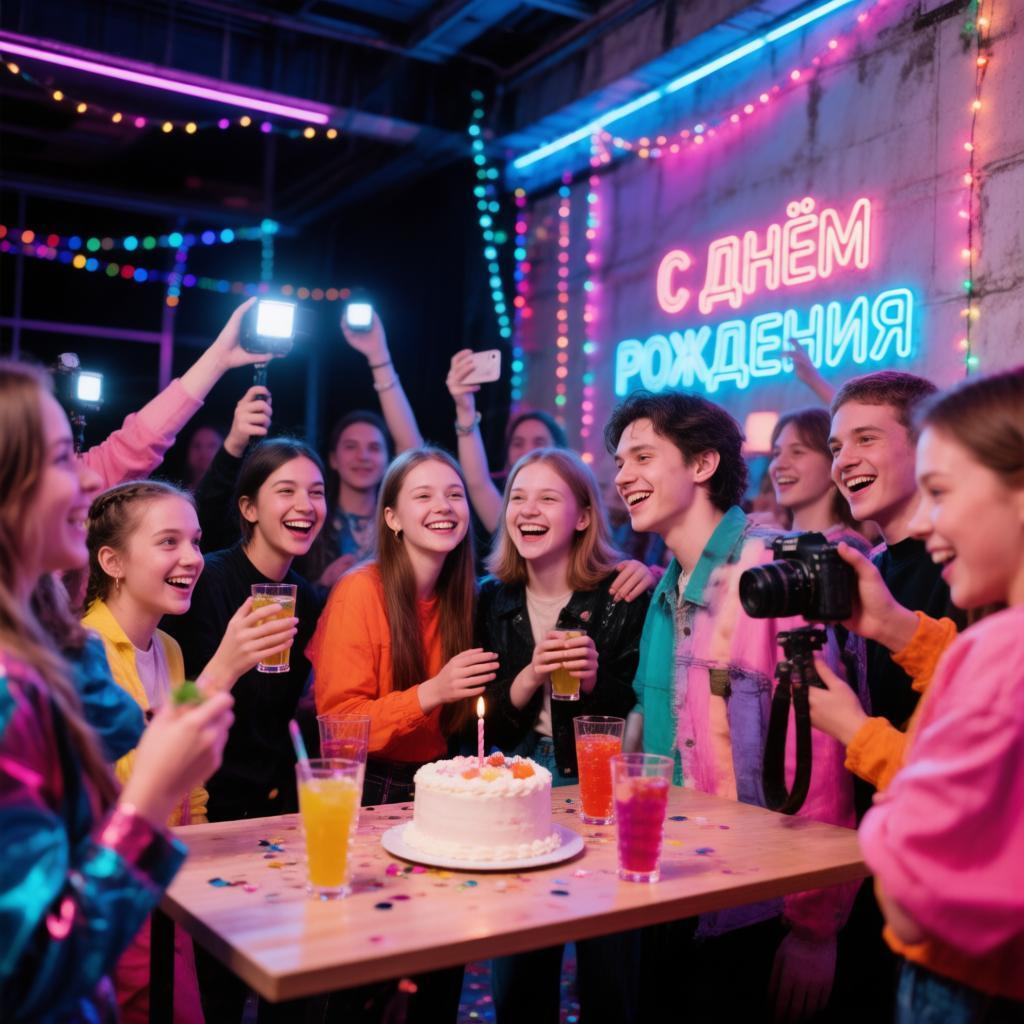 Подростки 10-18 лет на празднике
