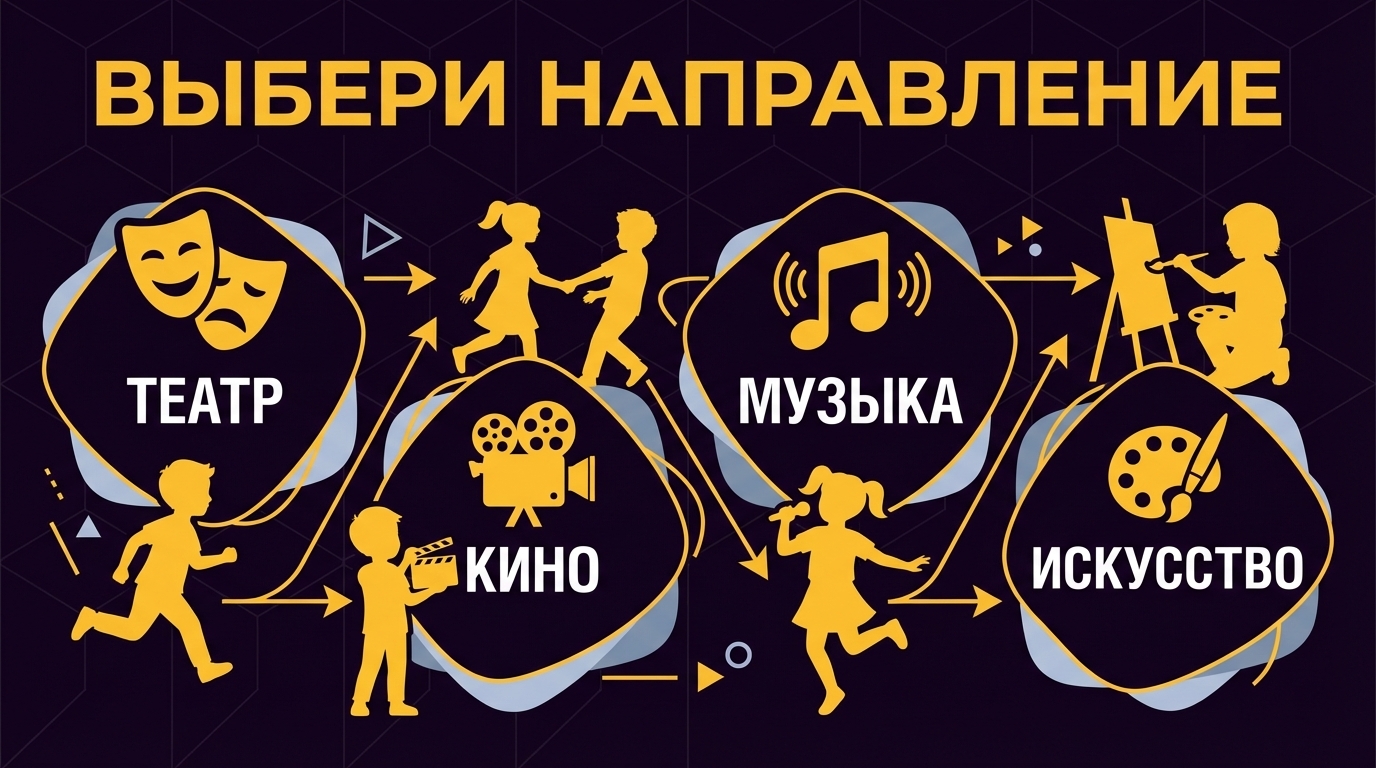 Дети выбирают творческое направление в лагере - гид для родителей