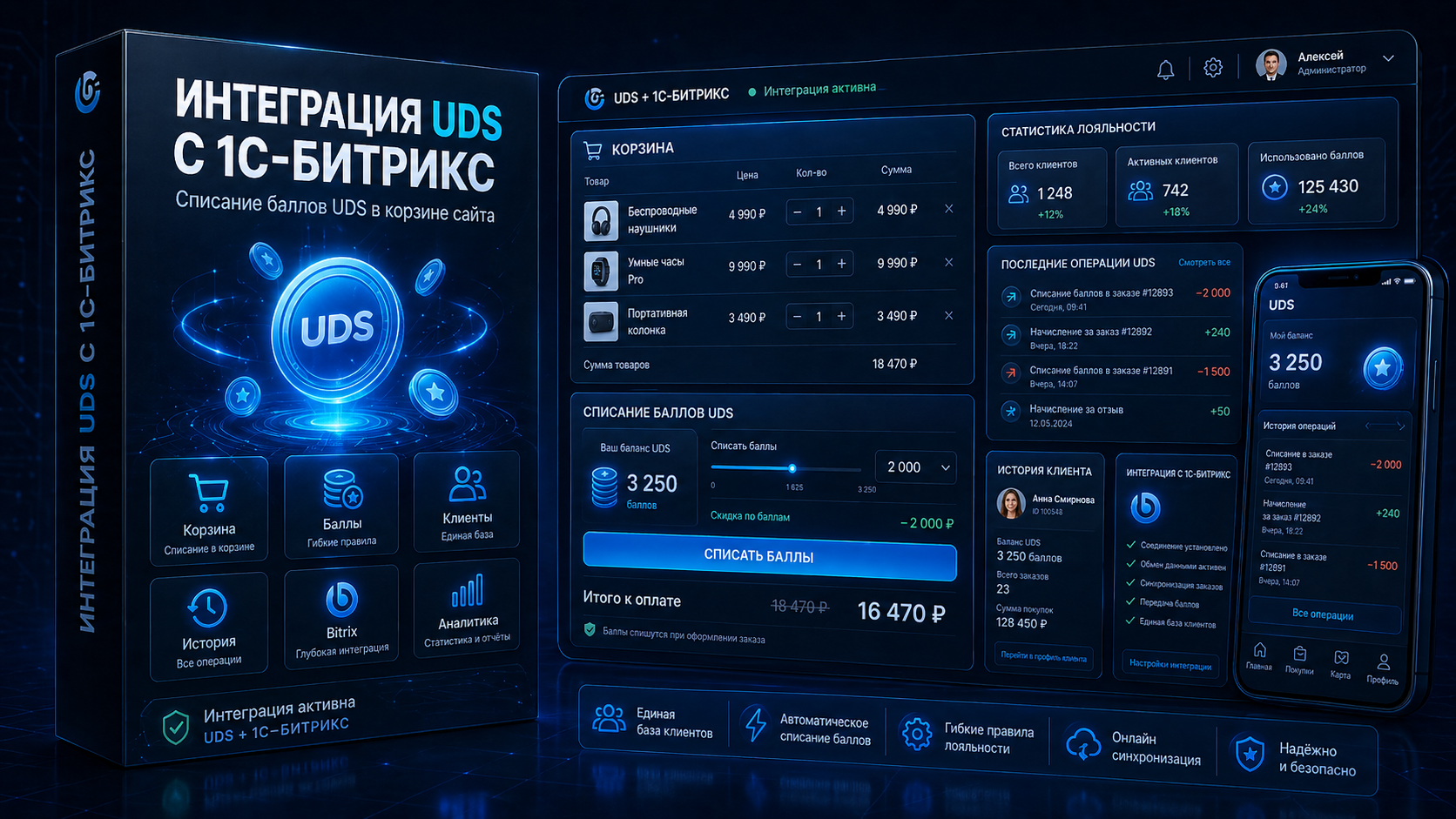 Интеграция UDS с 1С-Битрикс