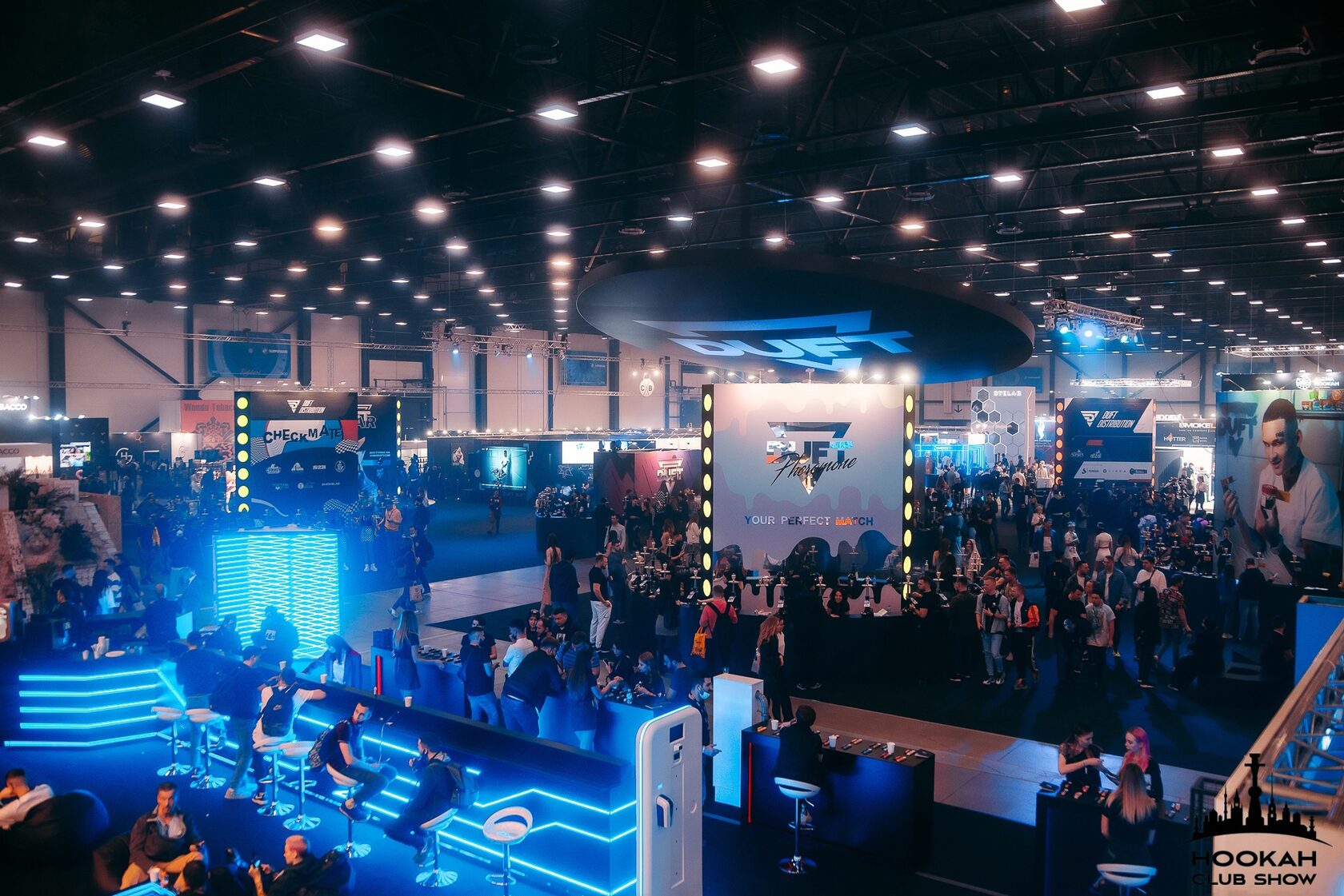 Фотозона на мероприятии Hookah Club Show 2021 CROWN — МосФотобудка