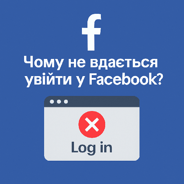 Чому не вдається увійти до Facebook