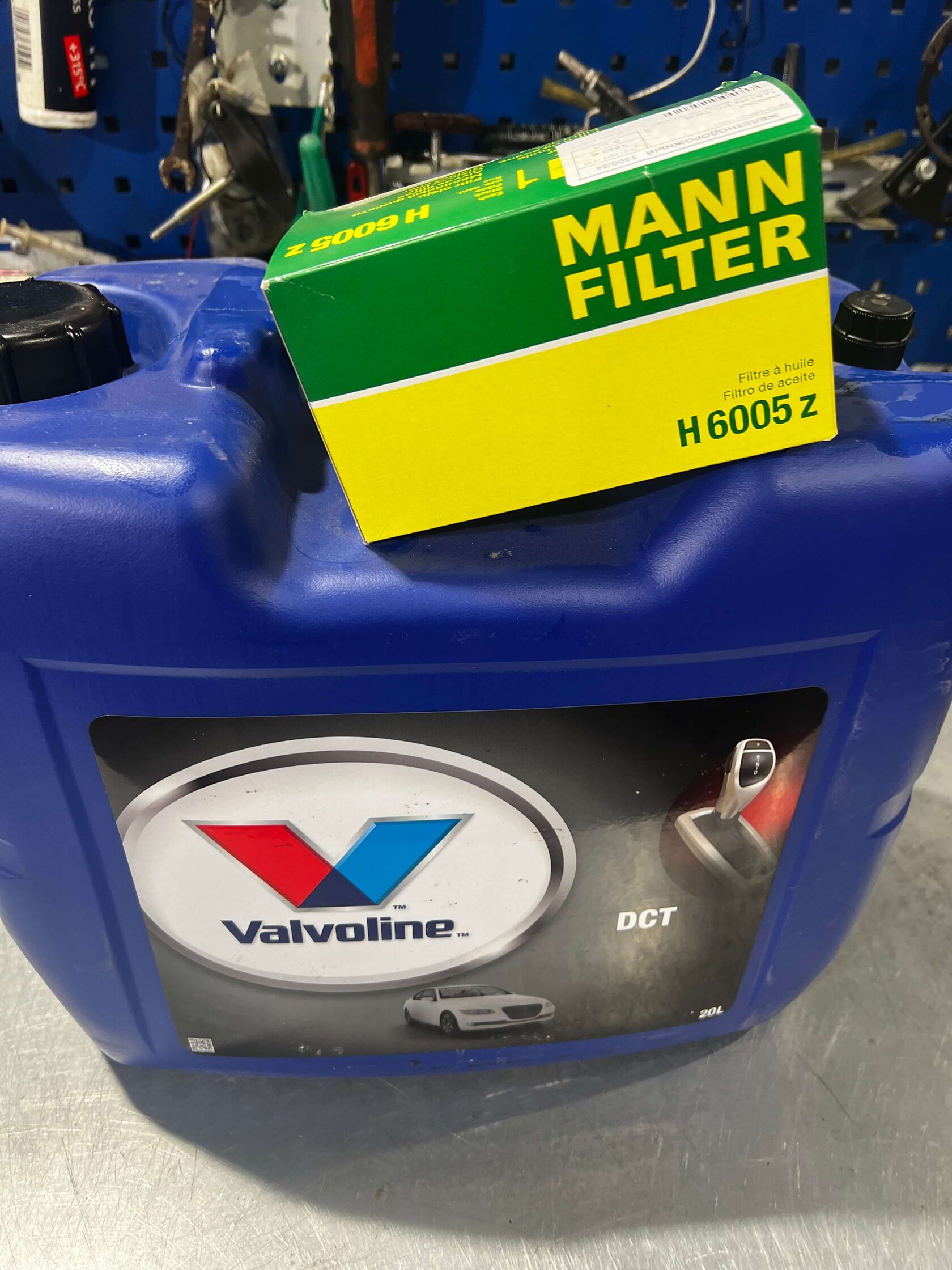 Масло Valvoline и фильтр Mann для DSG