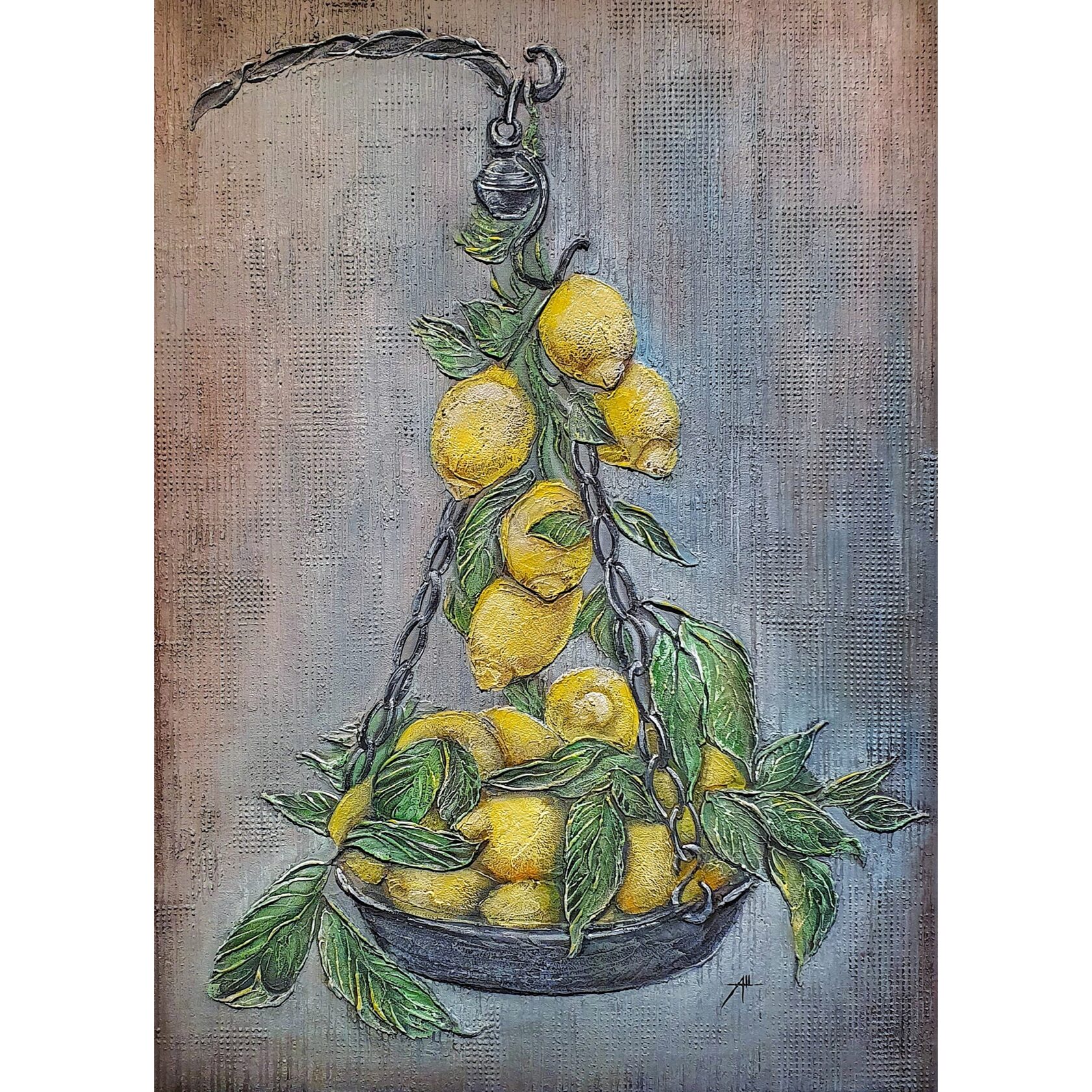 Картина лимоны