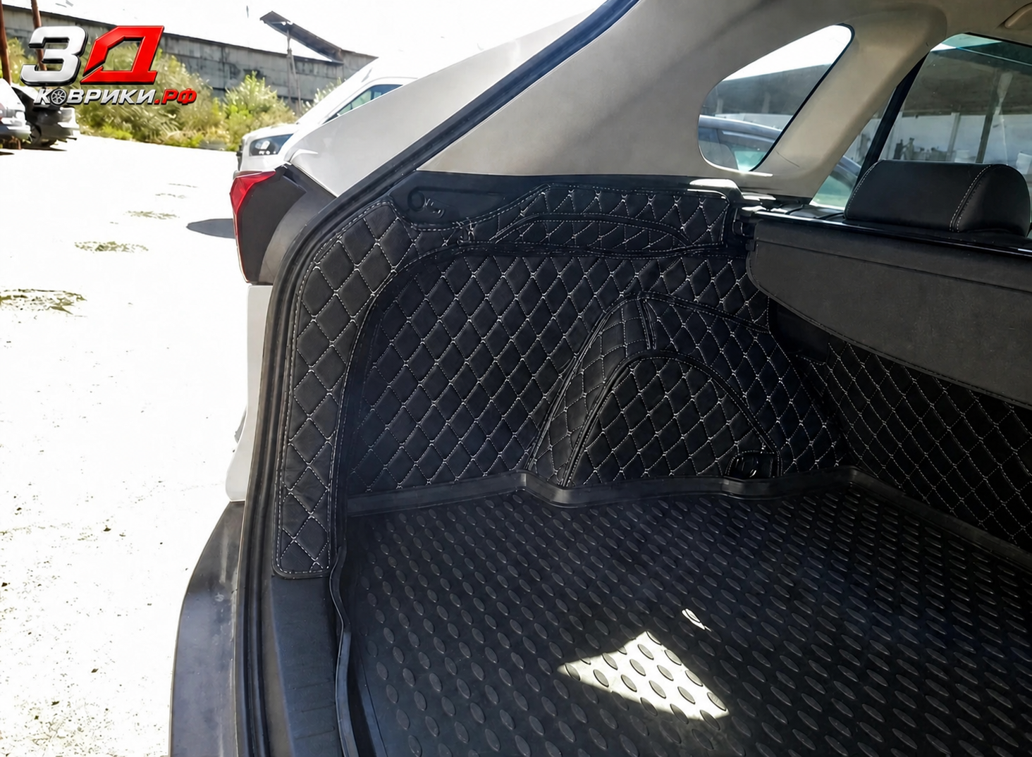 3D коврики RAV4, пассажирская зона