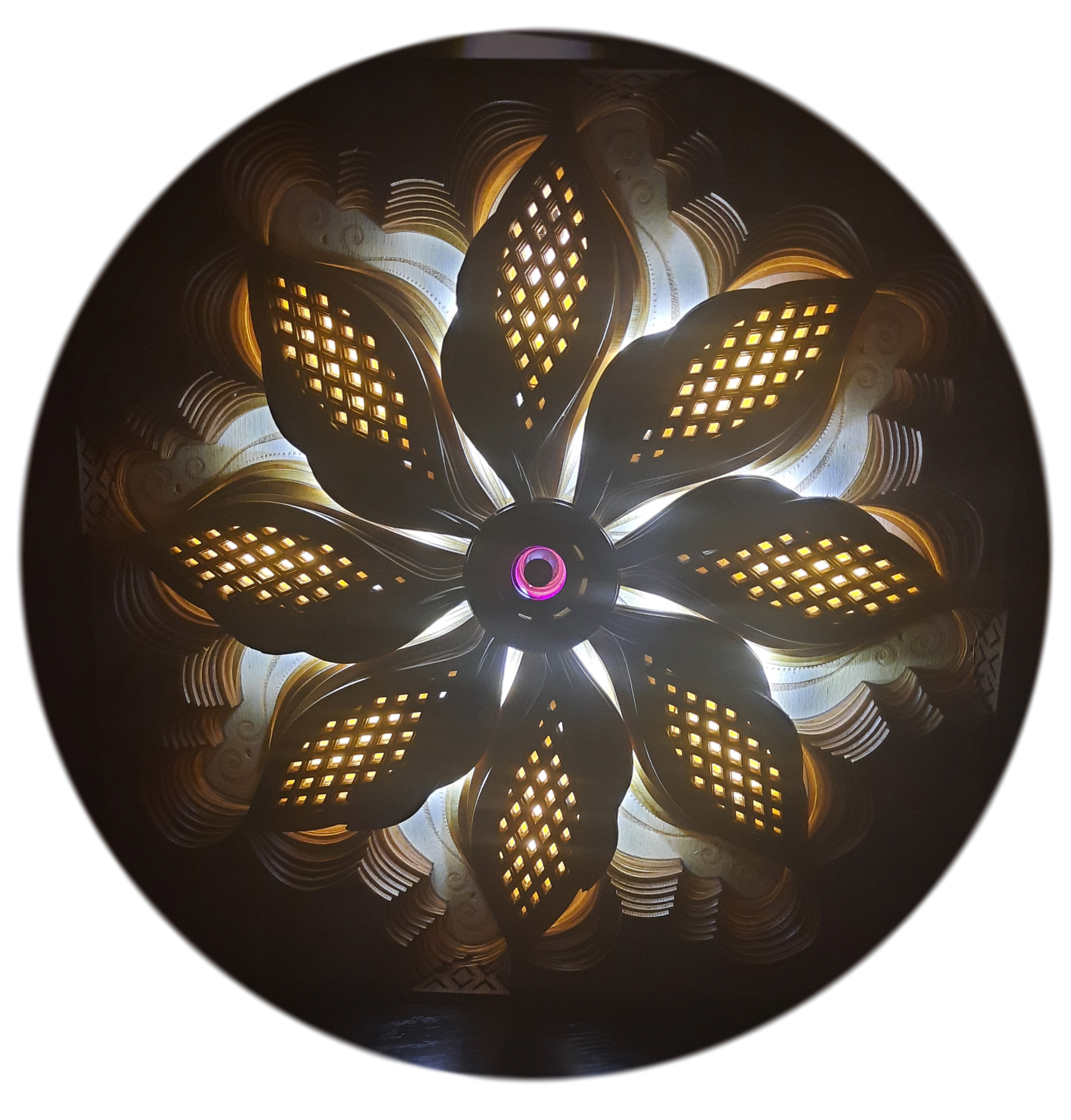 Светильник мандала Лотос