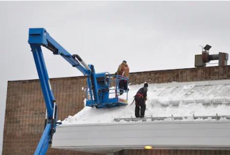 Уборка снега автовышкой | Тюмень | Компания Уберснег