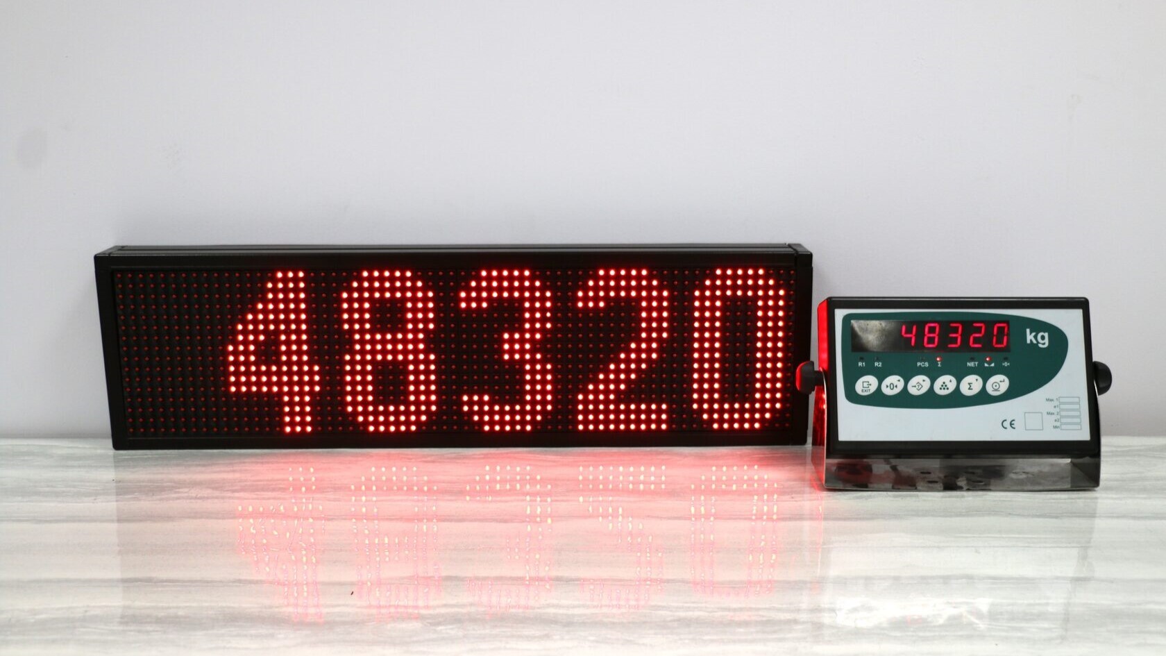 Дублирующее весовое табло для SMART(Испания)