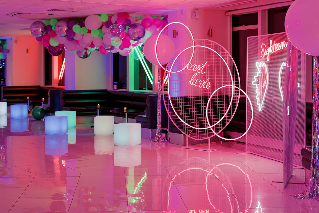Neon Glow Dark Party Supplies | Neon Disco Party Decorations - Neon Party  Decoration - Aliexpress