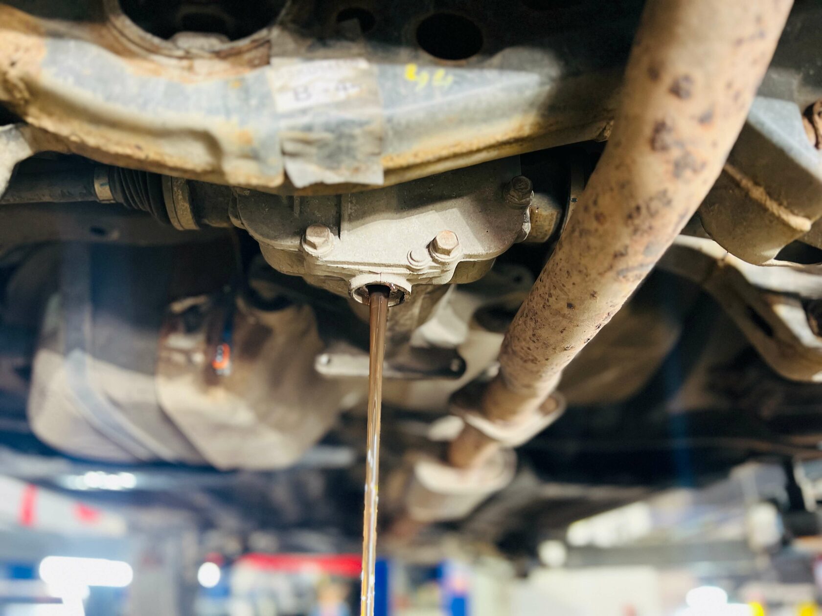 Замена масла в заднем редукторе Kia