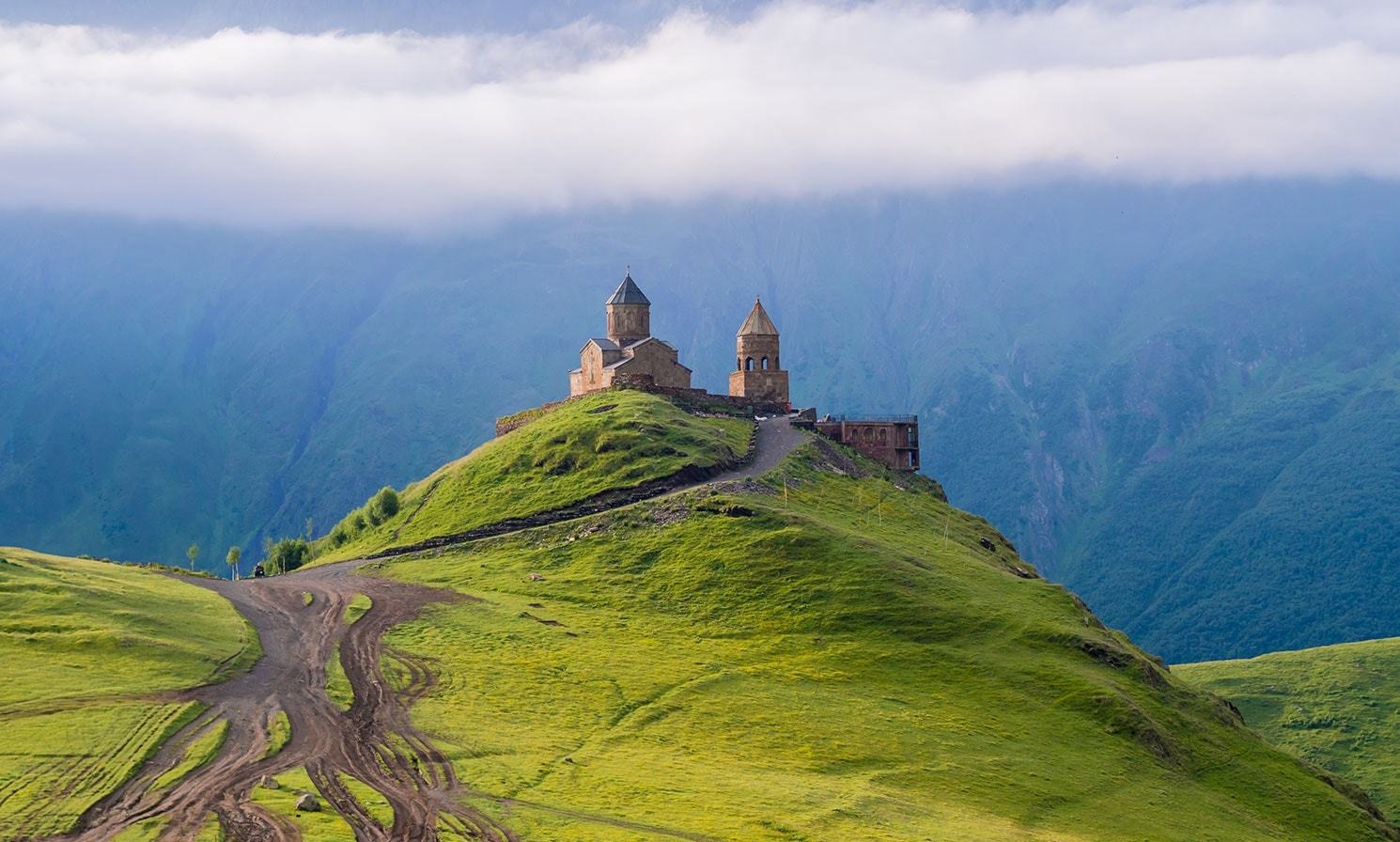 Фрески храма Гергети Грузия