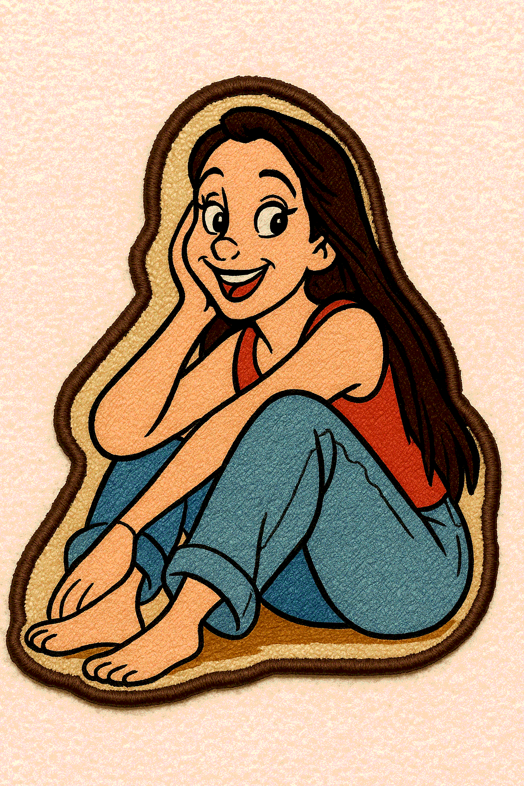 Ваша фотография в виде вышивки