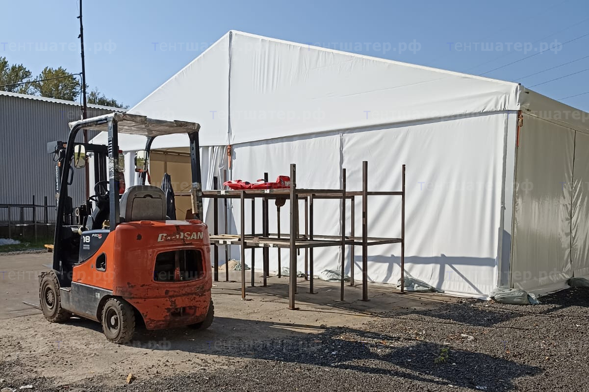 Складские павильоны 12×30 и 10×30 для производственной компании в Москве