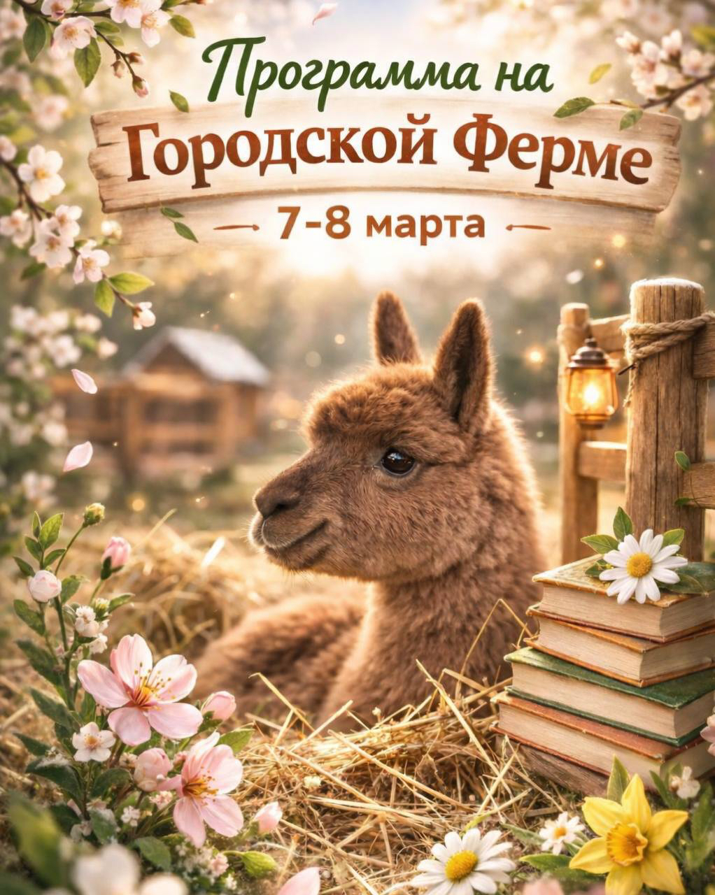 Праздничная программа на Городской Ферме на ВДНХ 7–8 марта