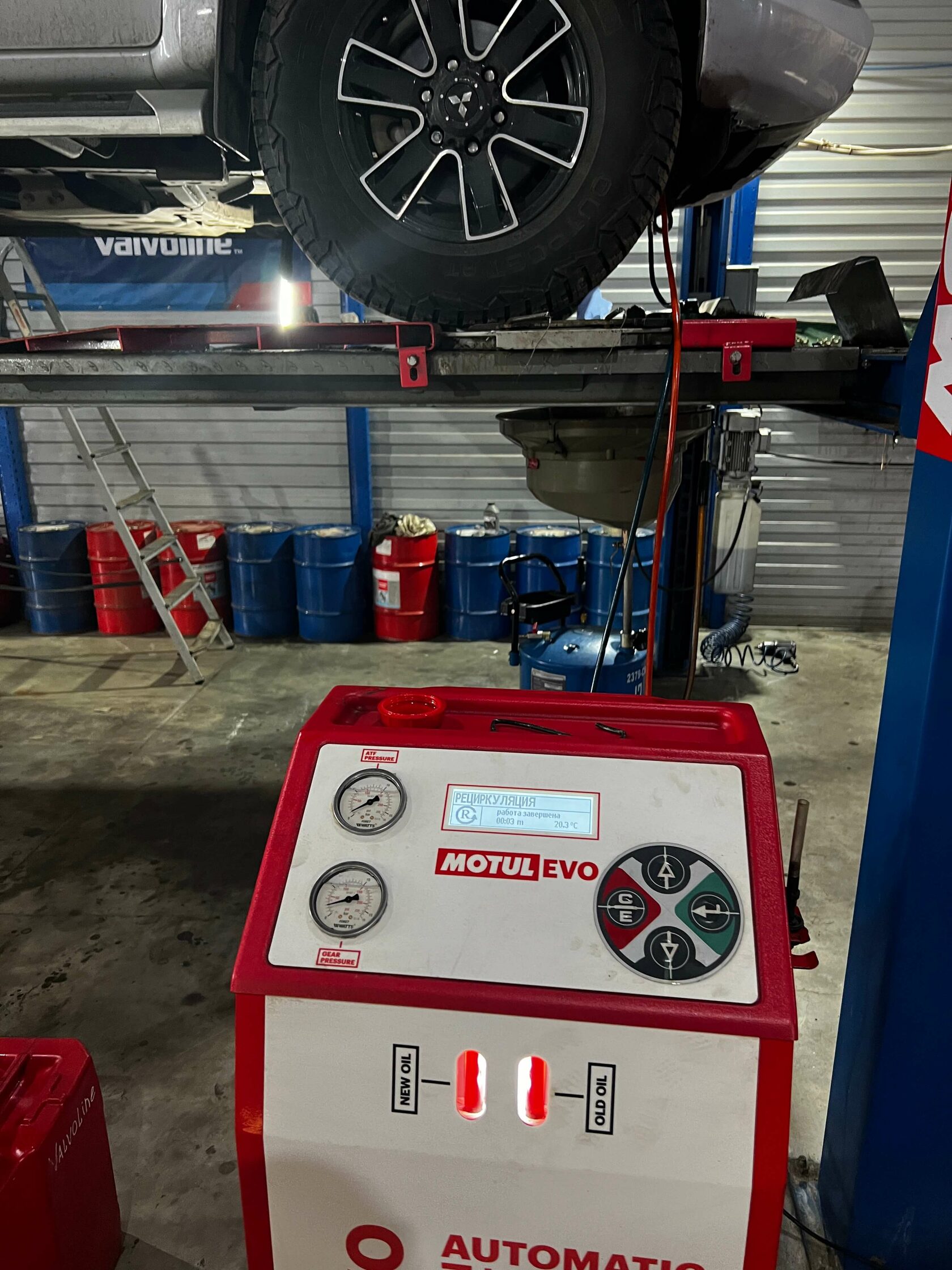 Результат замены масла в Motul Team