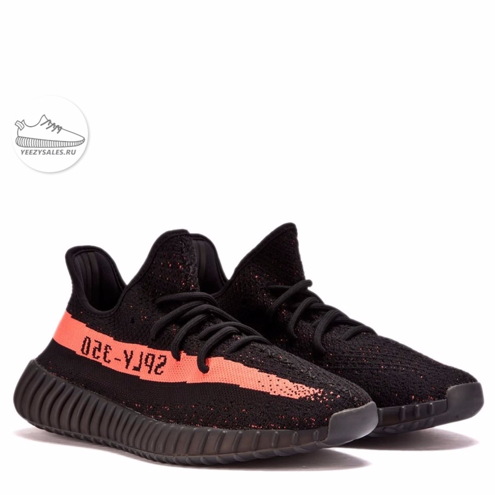 yeezy boost 350 core black red
