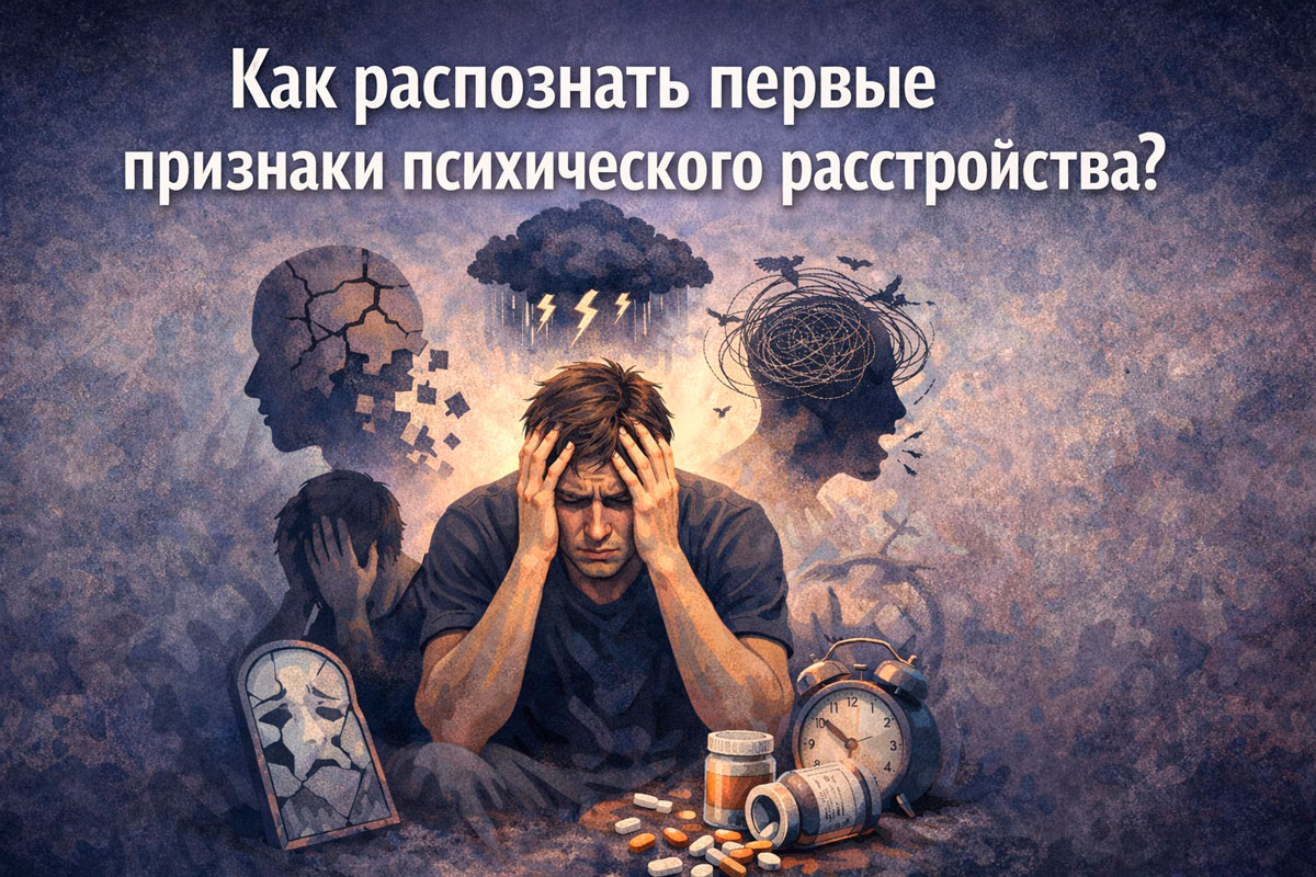 Как распознать первые признаки психического расстройства?