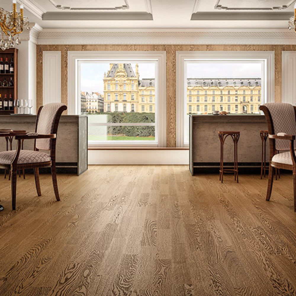 Массивная доска Ali parquets Rovere Coffee