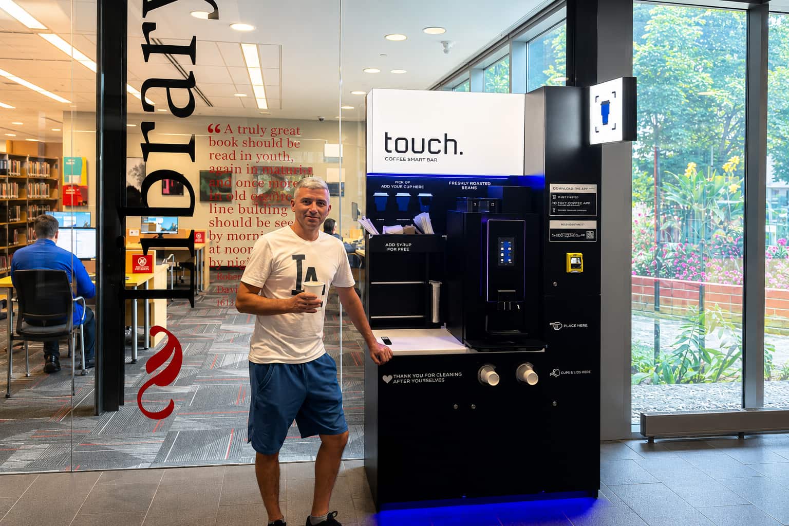 Touch Coffee reviews automated coffee business reviews automated coffee bar testimonials coffee vending business reviews automated coffee franchise reviews low-labor business opportunity passive income business Canada