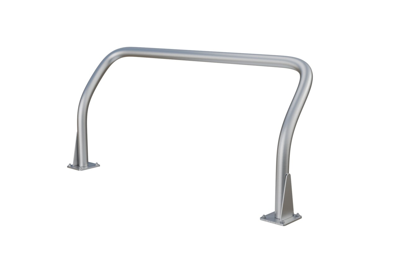 Curved and straight anodized aluminum profile parts