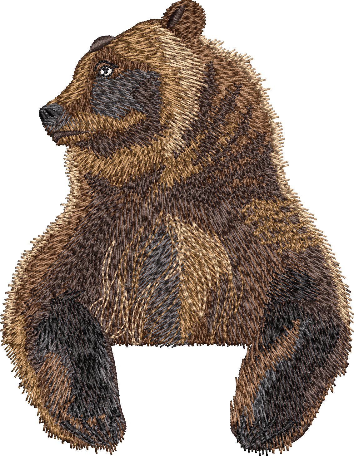 Футболки с вышивкой диких животных, тайга в кармане | Магазин Vkarmane