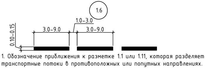 Схема разметки 1.6