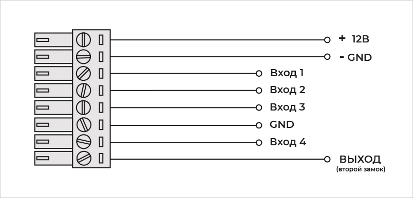 Схема подключения Alabay Latch 72.16