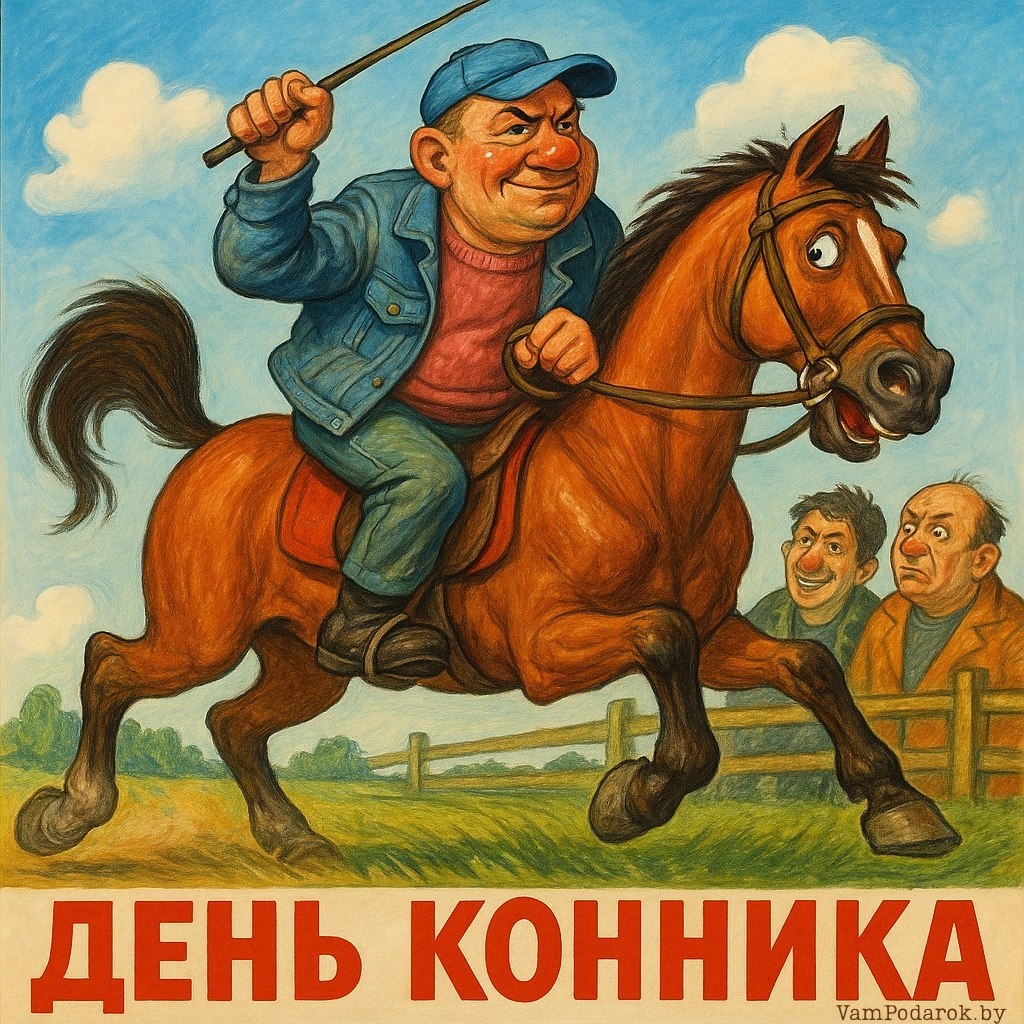 26 мая - День конника – открытка