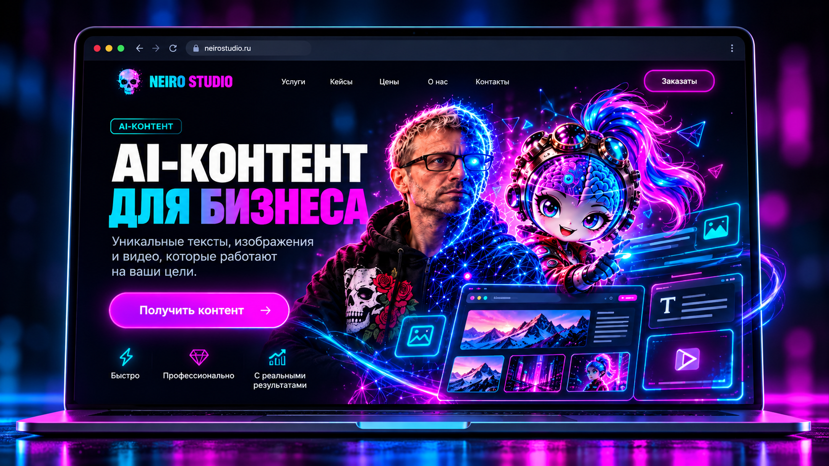 Desktop версия сайта