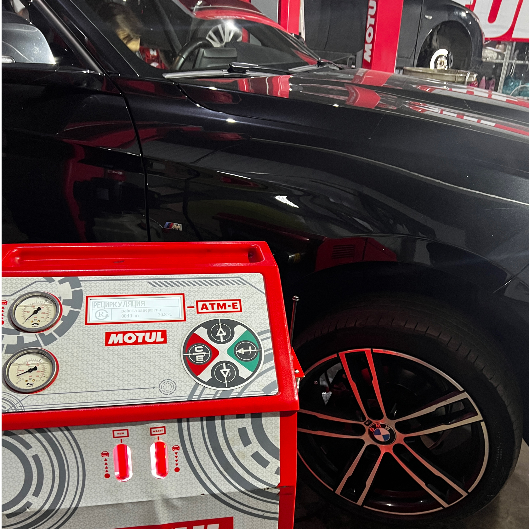 Результат обслуживания АКПП в Motul Team