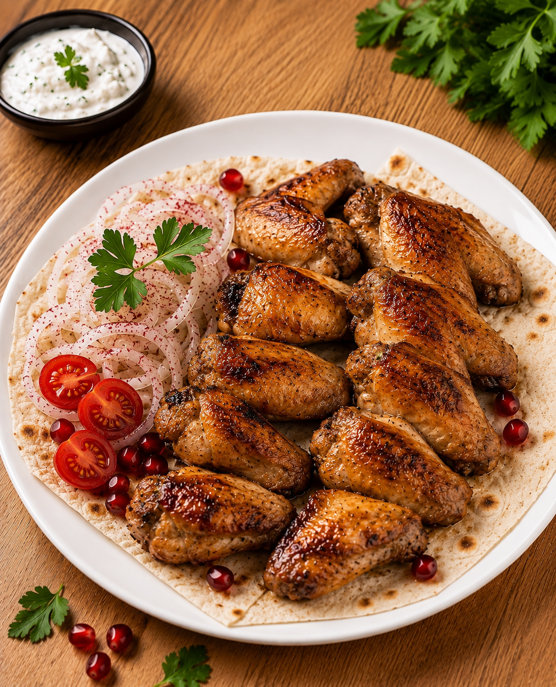 Куриные крылышки на мангале