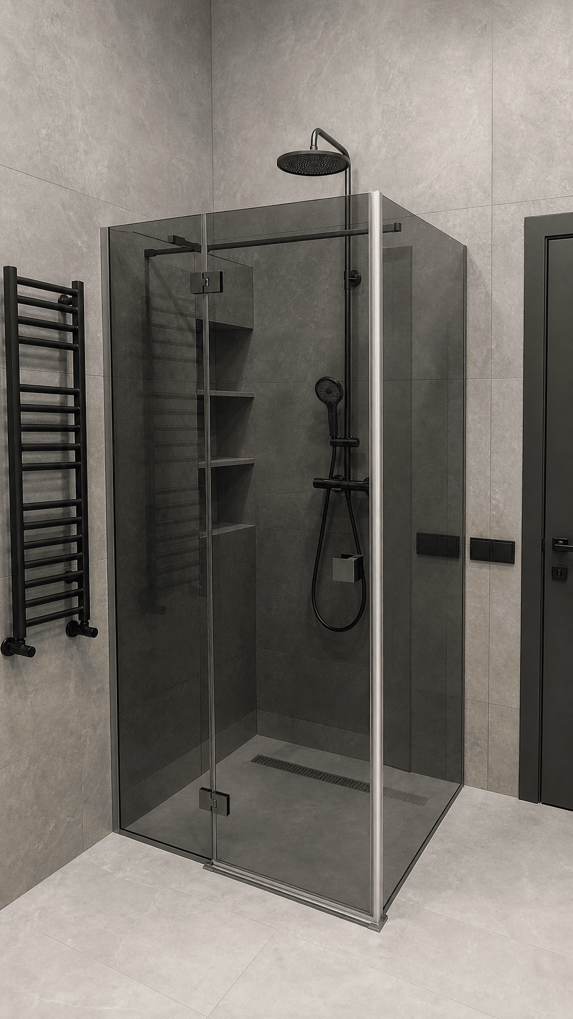 Угловые — Распашные мобильная