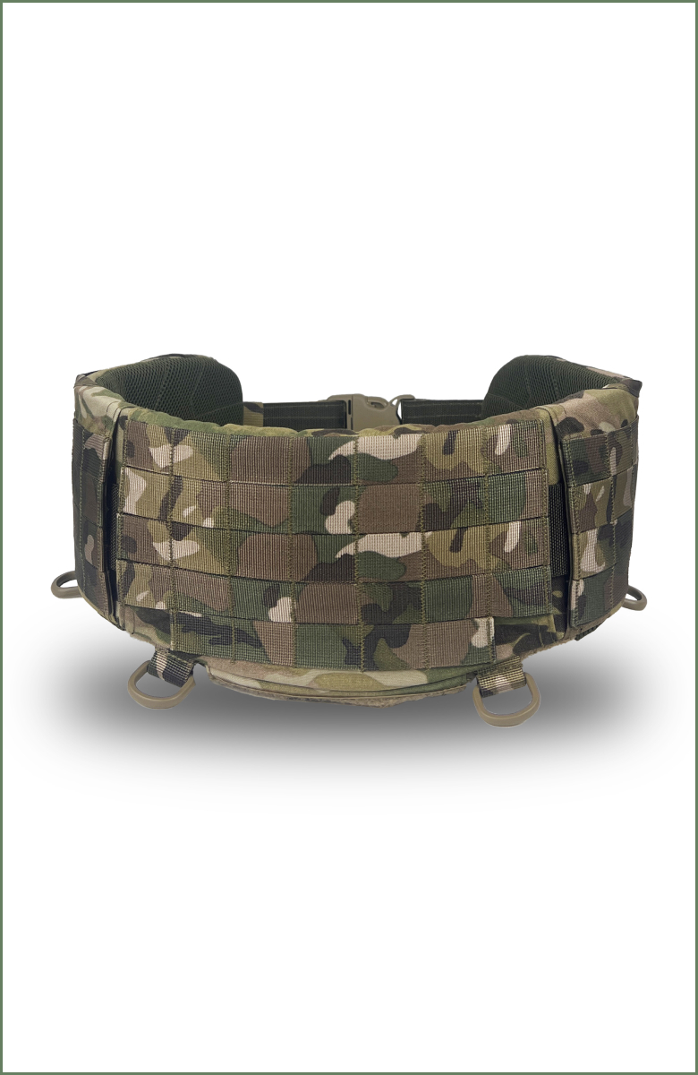 Пояс тактический ССО Воин molle мультикам (Кевлар)