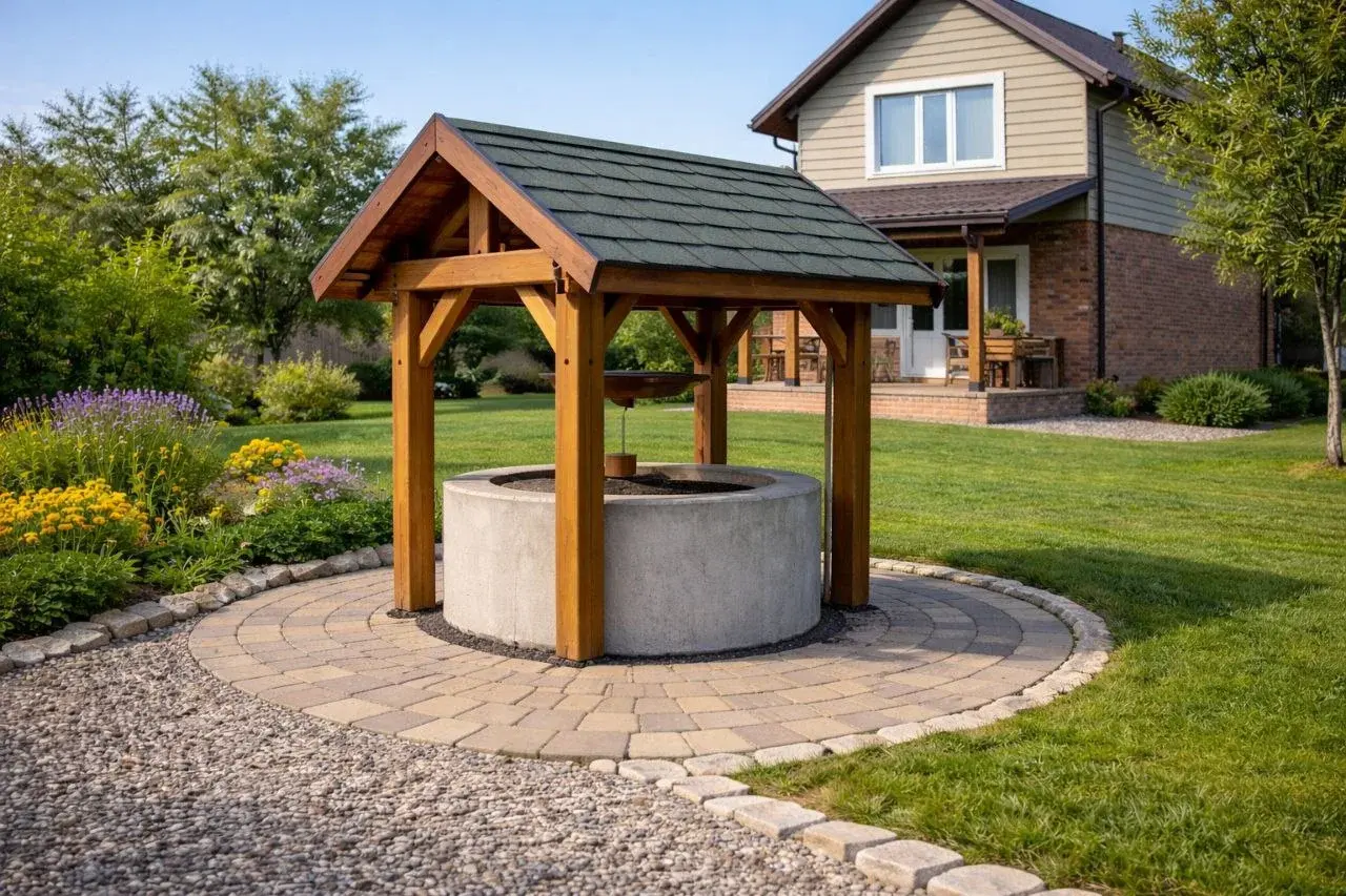 Колодец во дворе