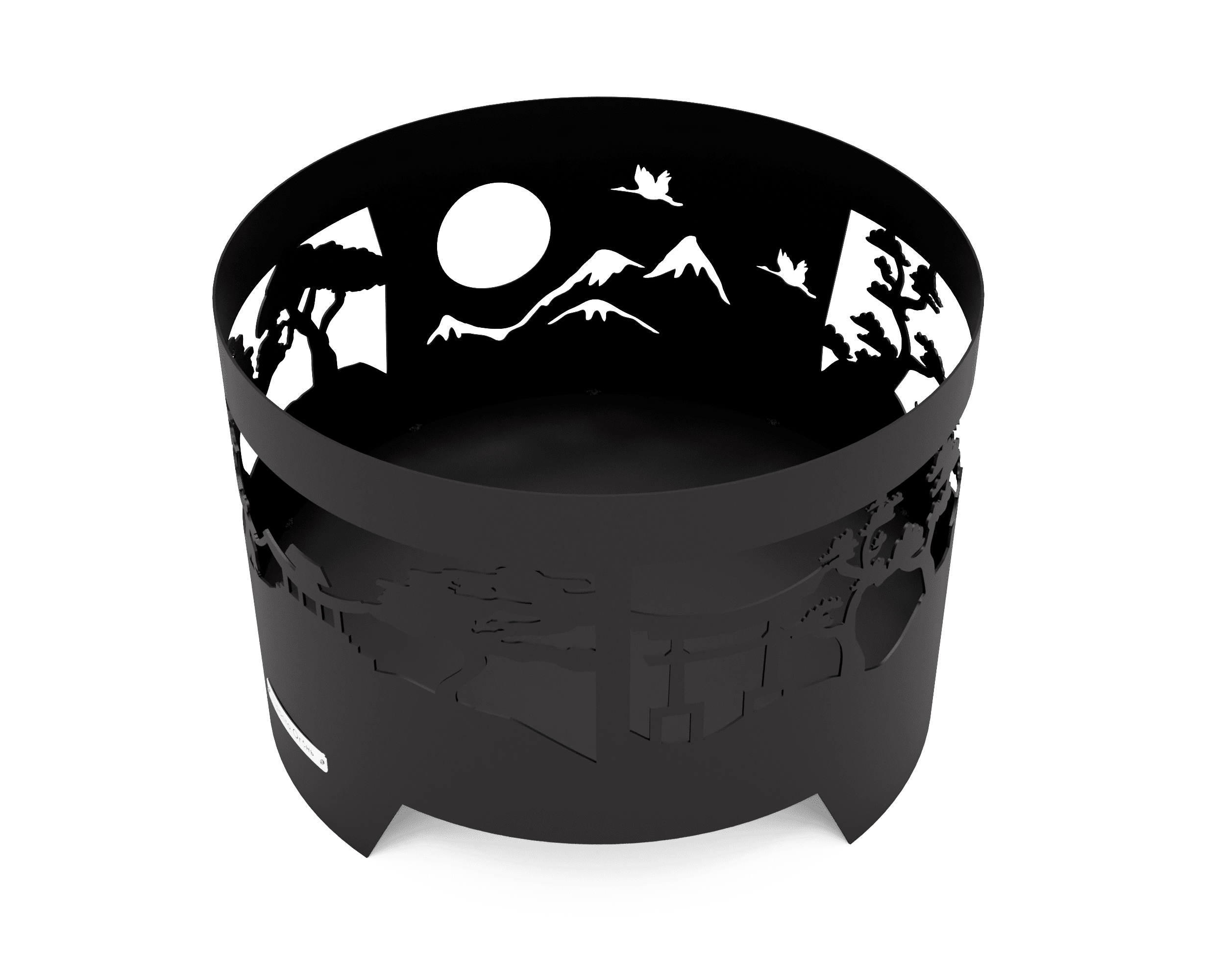 Костровая чаша Япония стальная