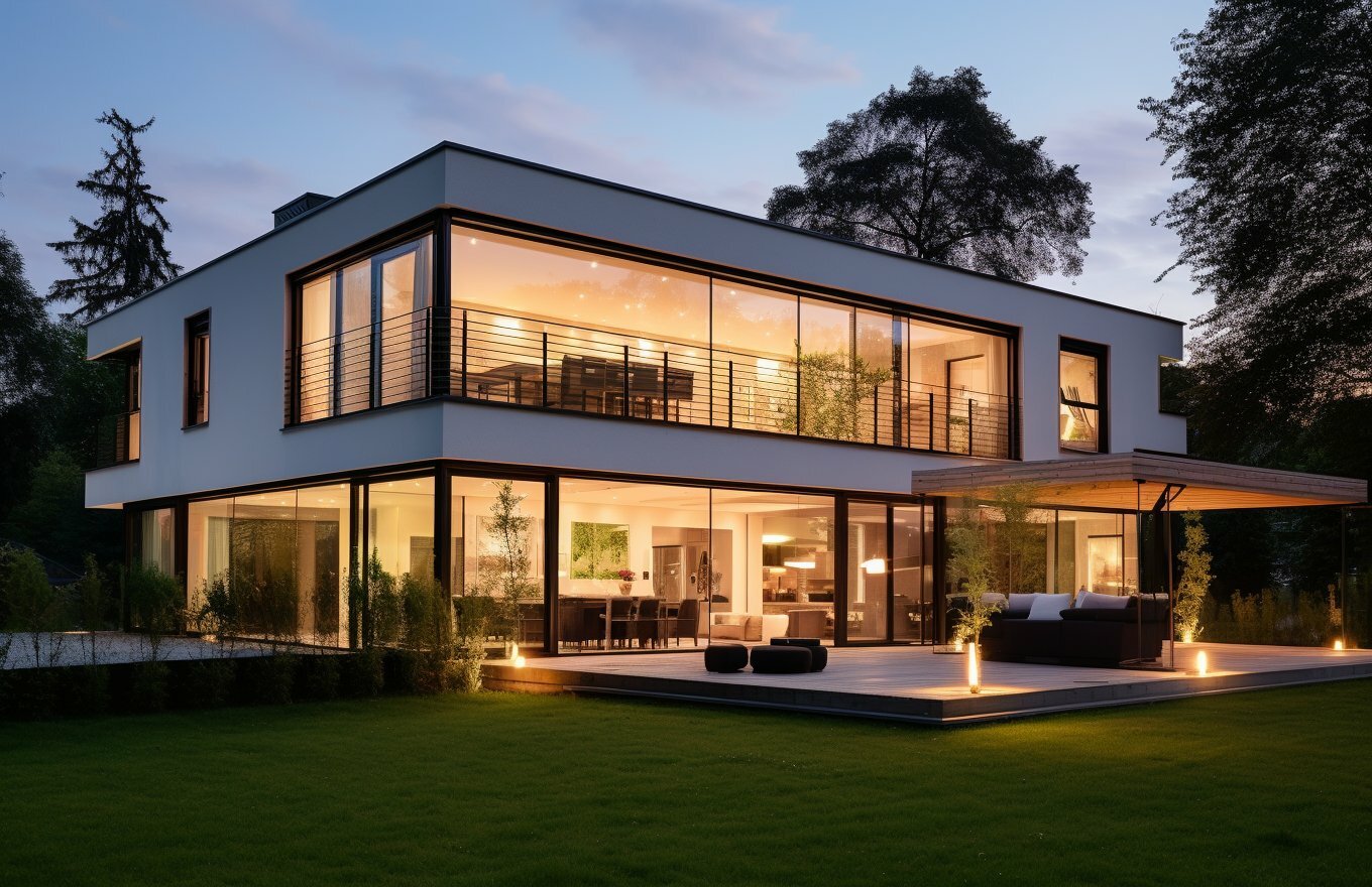 дом в хай тек стиле