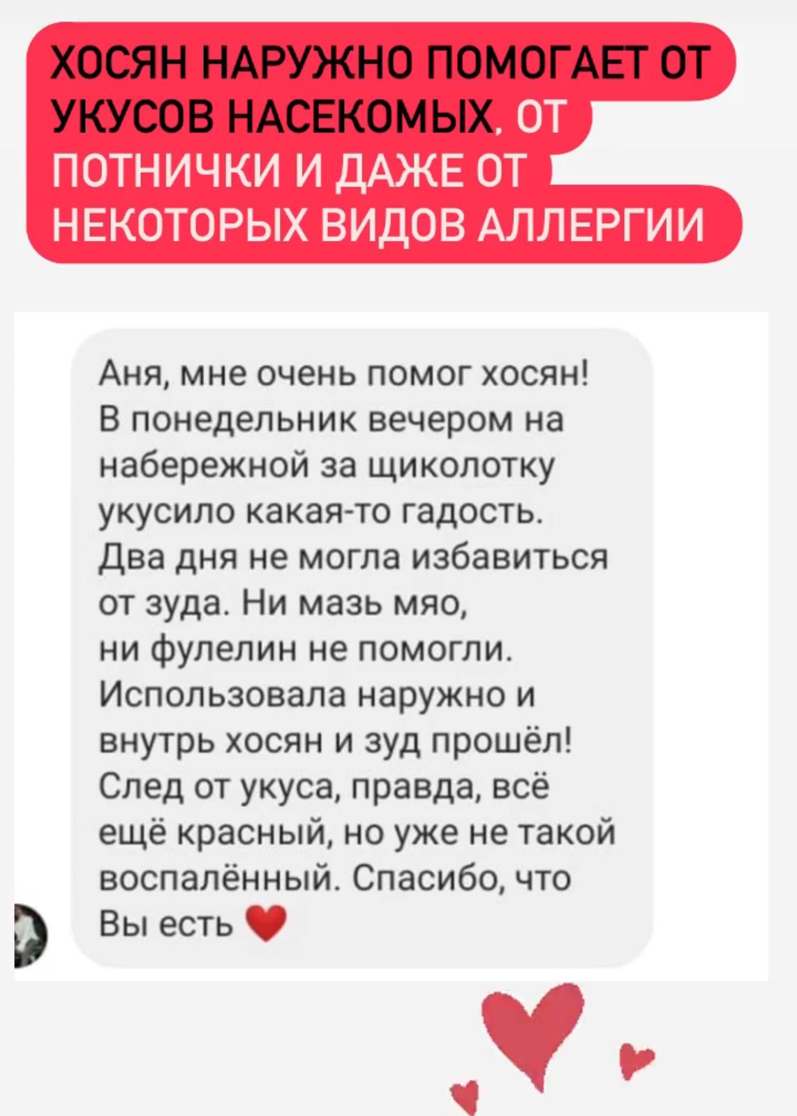 Отзыв на хосян