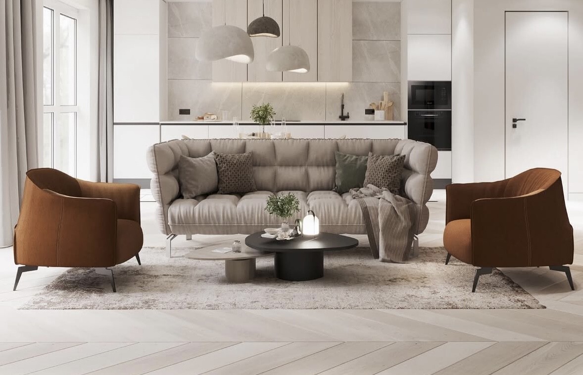 комплект мебели диван и кресло