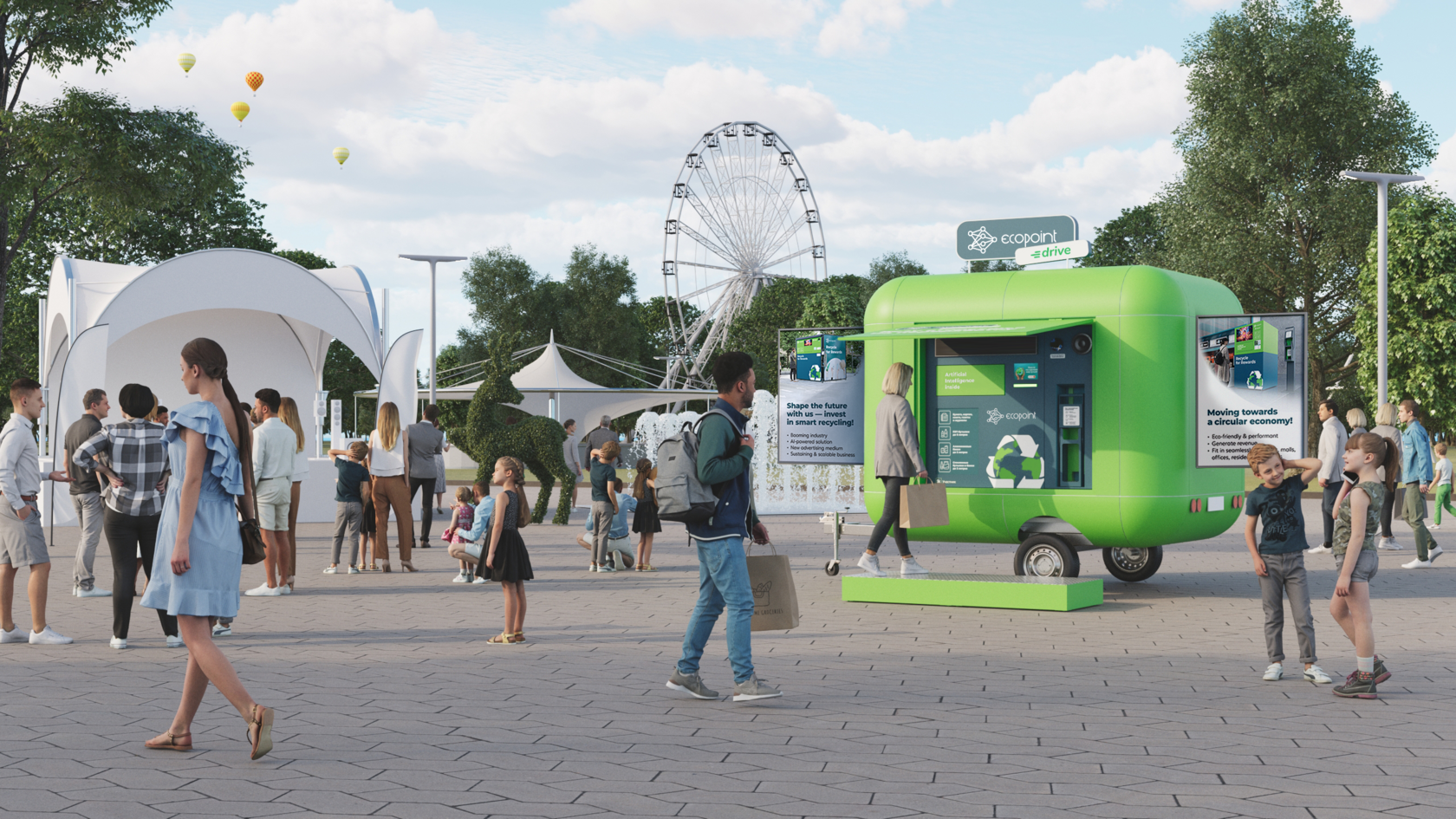 Mobile Reverse Vending Machine | EcoPoint Drive Recycling Solution