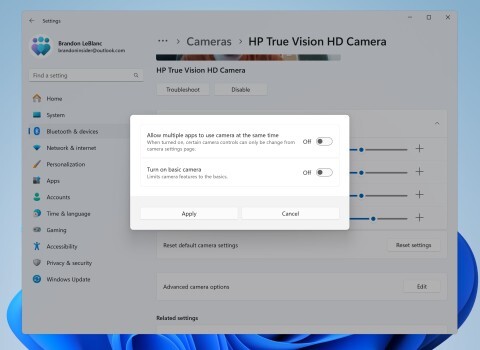 Windows 11 настройка камеры