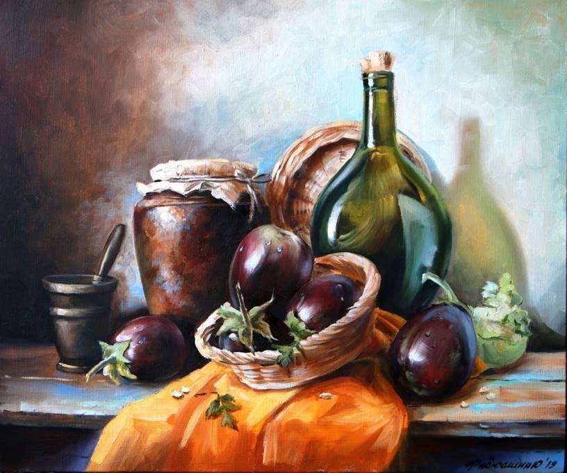 Картины маслом натюрморты для кухни