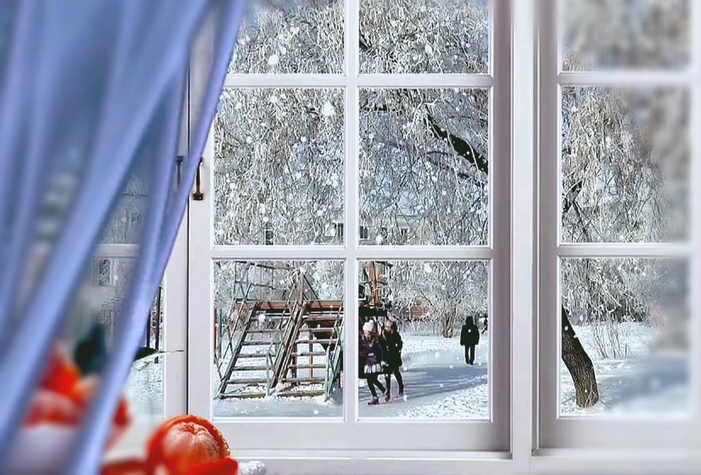 Зимнее пластиковое окно Proplex. Установка зимой.
