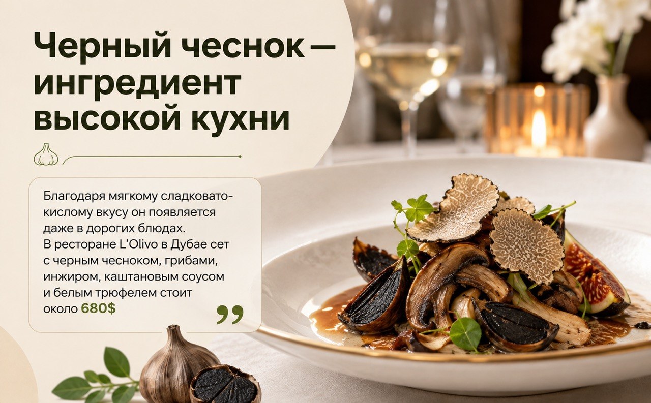 Черный чеснок