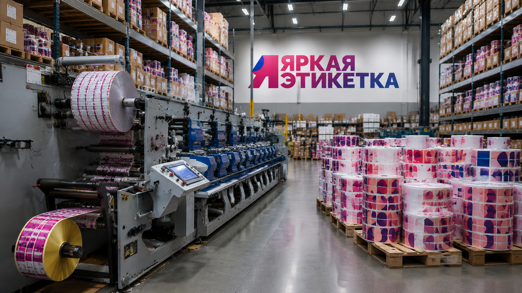 Флексографическая печать больших тиражей этикеток