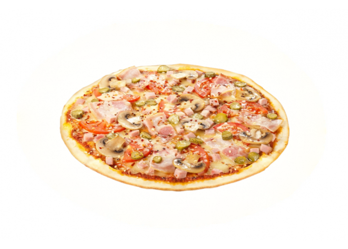 Пицца курица ветчина огурцы. Пицца с ветчиной и солеными огурцами. Пицца с солеными огурцами. Пицца деревенская. Пицца с ветчиной и корнишонами.