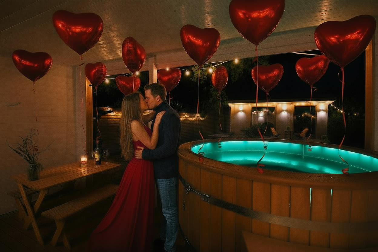 Романтическое свидание на двоих в необычном месте